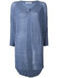 buttoned mid cardigan