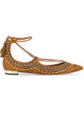 Christie embroidered folk pumps