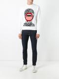 screaming graphic sweatshirt