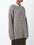 chunky ribbed jumper 