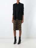 animal print pencil skirt