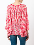 tie neck blouse