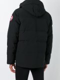 quilted hooded coat