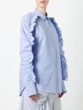 ruffled sleeves shirt