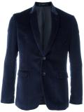 slim fit velvet blazer