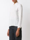 lace inserts blouse 