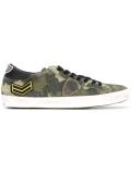 camouflage print sneakers