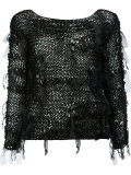 open knit jumper