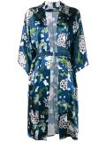 floral silk kimono jacket