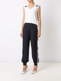 stripe details trousers