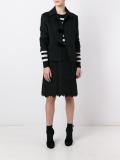pompom detail cropped jacket