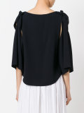 cut-out detail blouse