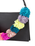 pompom strap shoulder bag