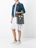 stylised stud detail shoulder bag