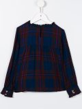checked blouse