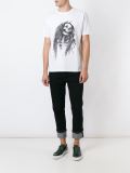 skull print T-shirt