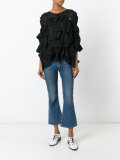 ruffled sweatshirt 