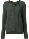 lace-up jumper 