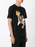 modernist owl print T-shirt