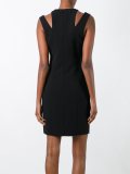 buckled strap dress