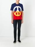 peace print T-shirt