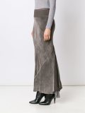 pleated back skirt