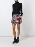 patterned knit skirt 