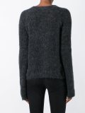 embellished pocket sweater