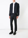 cube sleeve detail bomber jacket
