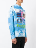 surf print sweatshirt 