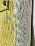 plaid midi coat