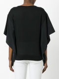 contrast sleeve jumper 