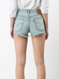 distressed denim shorts 