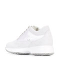 studded logo lace up trainers 