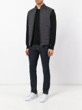 high neck gilet
