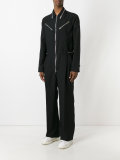 zipped jumpsuit