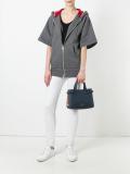 shortsleeved zipped hoodie
