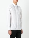 embroidered stripe detail shirt