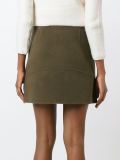 straight mini skirt