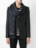 logo print scarf