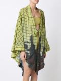 plaid kaftan