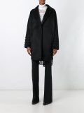 floral lace panel coat 