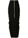 drawstring maxi skirt