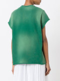 logo print shortsleeved sweatshirt