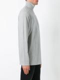 cutout turtleneck sweatshirt