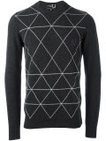diamond print jumper
