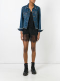 lace trim shorts