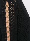 lace-up longsleeved sweater