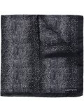 snakeskin effect scarf