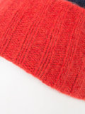 cashmere colour block beanie 